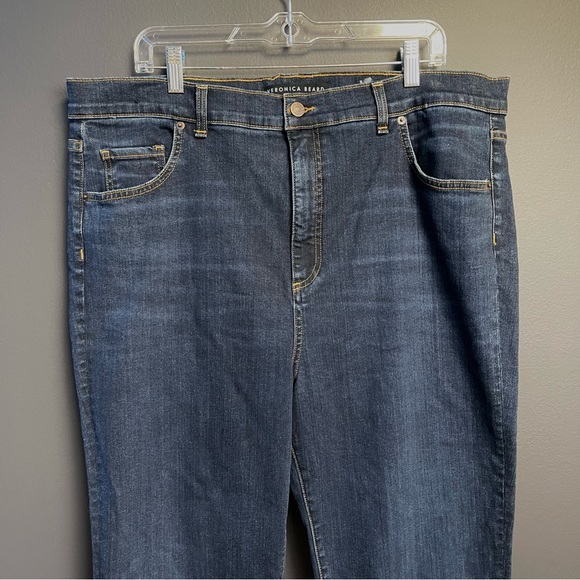 Veronica Beard Beverly Skinny Flare High Rise Jeans Size 22 - Picture 5 of 17